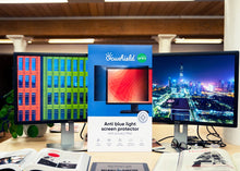 Load image into Gallery viewer, Anti blue light screen protector for laptops, monitors and PCs